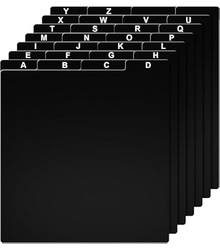Amazon.com : Marspark 26 Pcs Vinyl Album Divider A-z Record